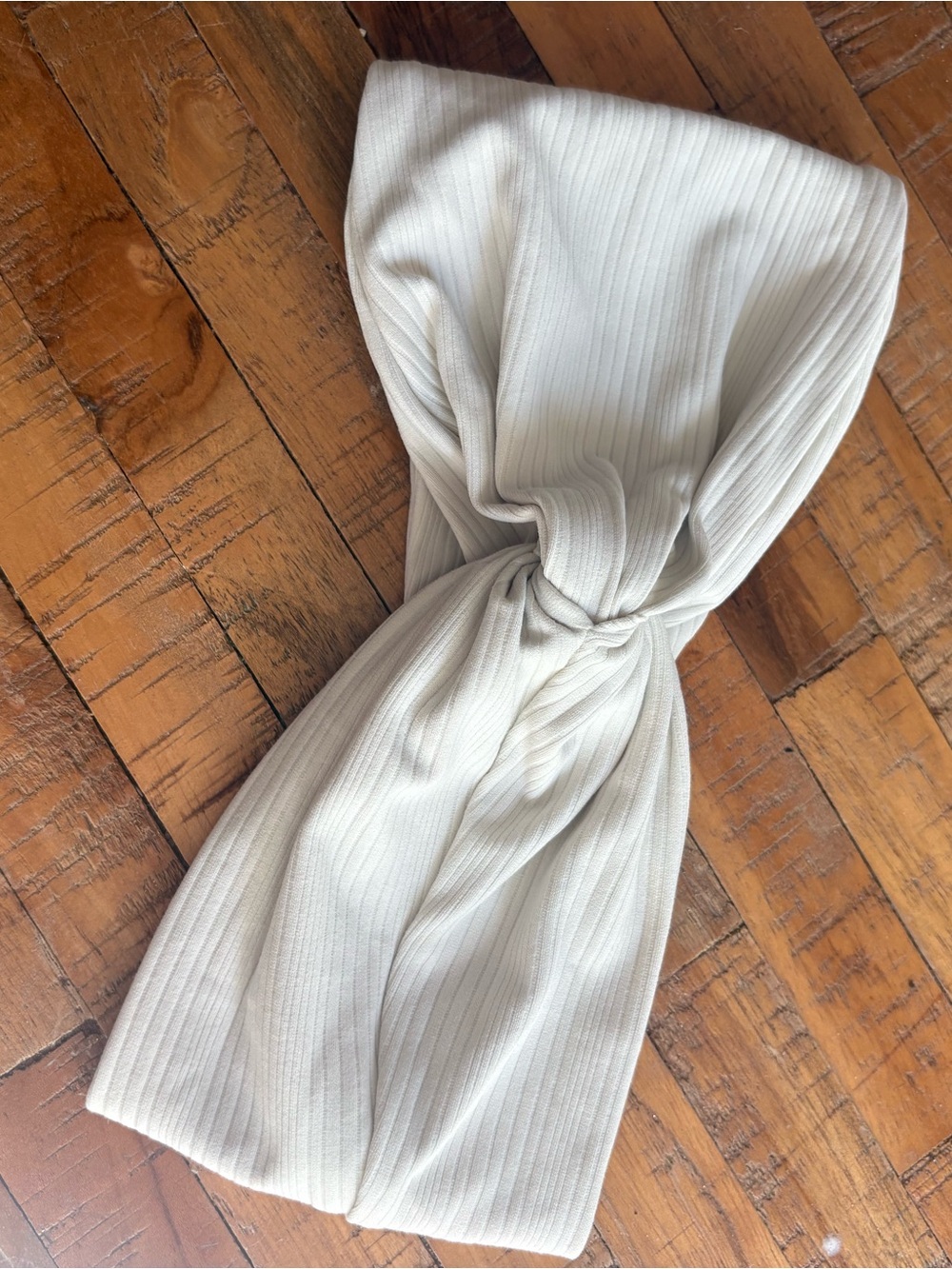 lululemon athletica Ribbed Knit Headband - Cream